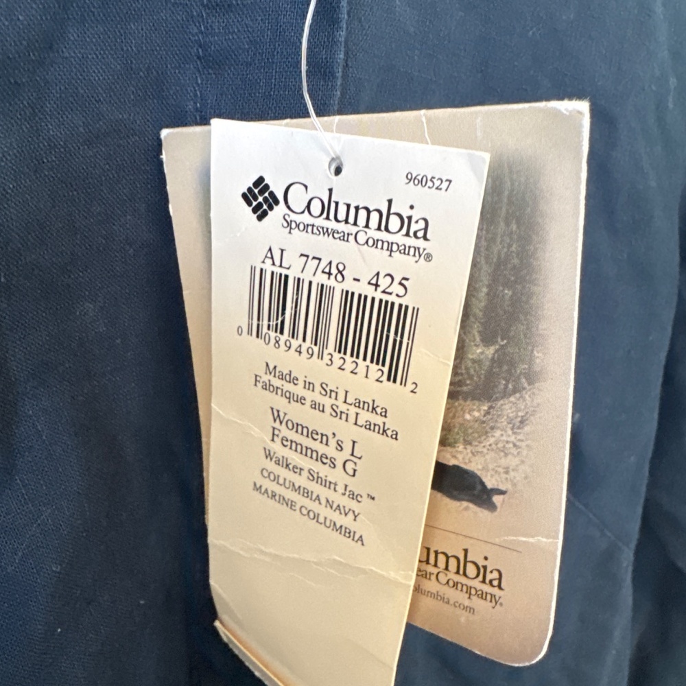 Columbia sportswear Company linen blend walker shirt jack - Picture 3 of 7